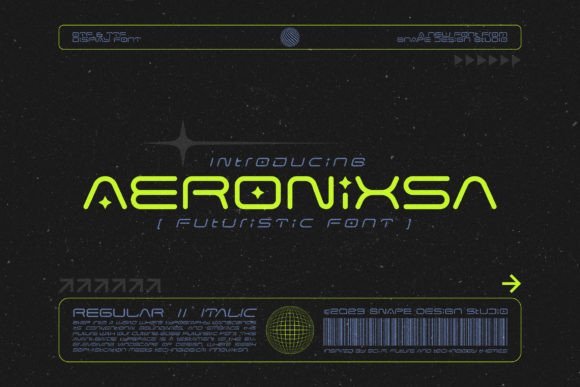 Aeronixsa Font Review: Testing a Futuristic Display Typeface