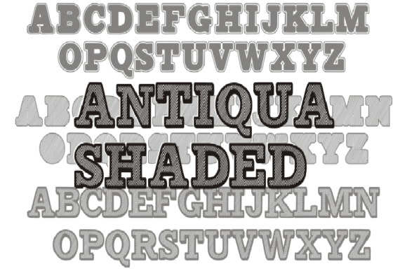 Antiqua Shaded Font: A Display Typeface for Campaigns