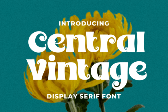 Central Vintage Font for Handmade Products