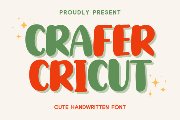 Crafer Cricut Font: Bold Typography for Digital Campaigns
