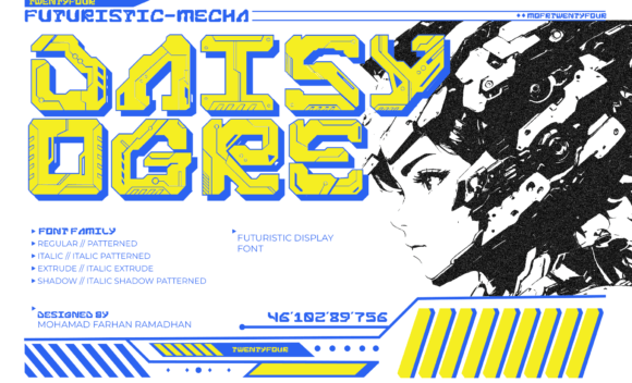 Daisyogre Font: Bold Editorial Typography