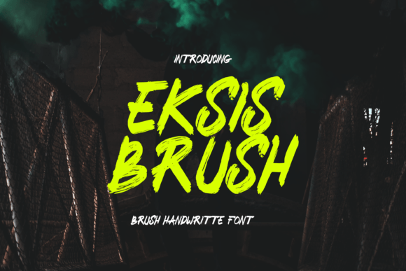 Eksis Brush Font: A Refined Typeface for Editorial Design