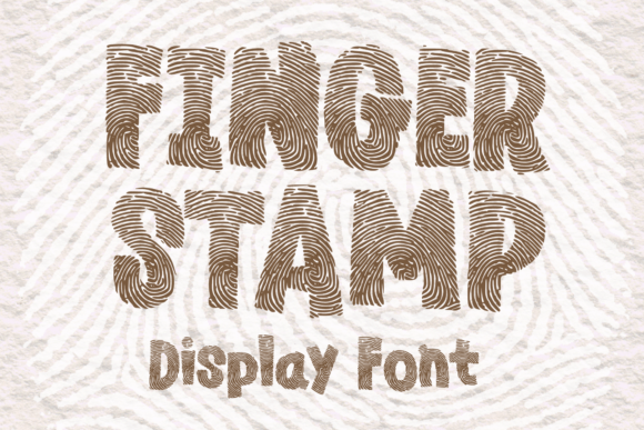 Finger Stamp Font: Tactile Display Typography for Web Design