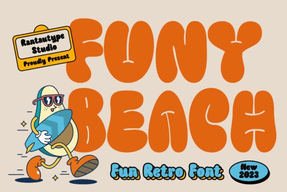 Funy Beach Font: Whimsical Display Type for Digital Campaigns