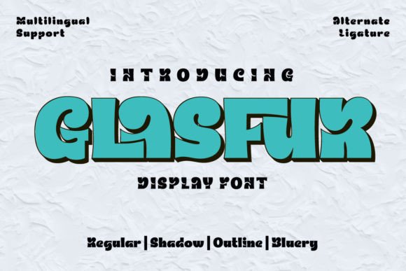 Glasfur Font Review: Bold Display Typography for Web