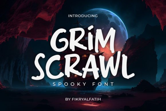 Grim Scrawl Font: Elevating Seasonal Brand Identity