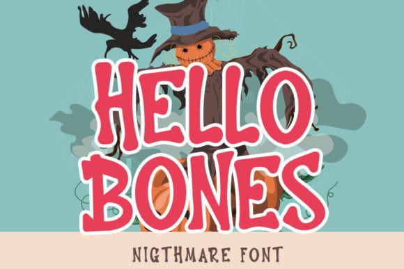 Hello Bones Font: A Display Typeface for Editorial Layouts