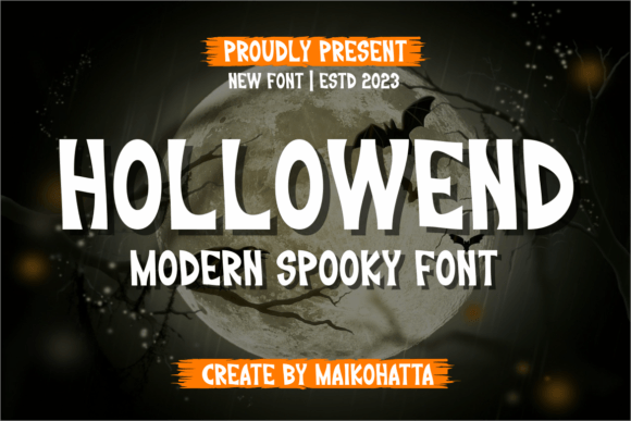Hollowend Font: Elevate Your Halloween Brand Identity