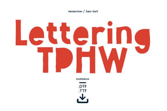 Lettering Tphw Font: An Editorial Design Review