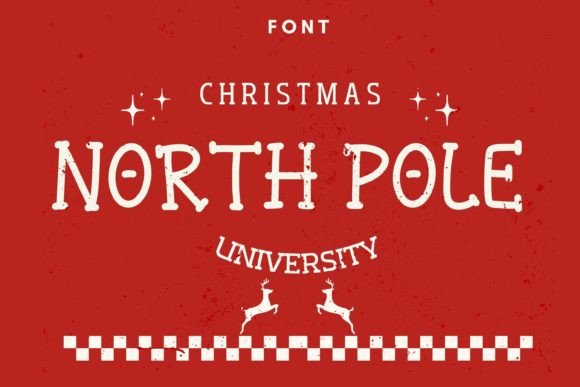 North Pole Christmas Font for Festive Campaigns