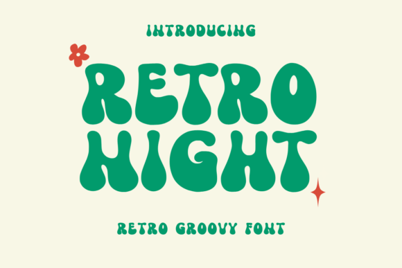 Retro Night Font: A Display Typeface for Joyful Campaigns