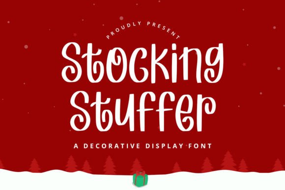 Stocking Stuffer Font: A Cute Display Typeface for Branding