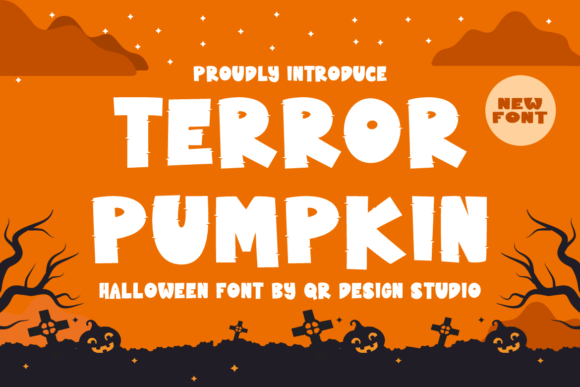 Terror Pumpkin Font: A Bold Display Typeface for Web Design