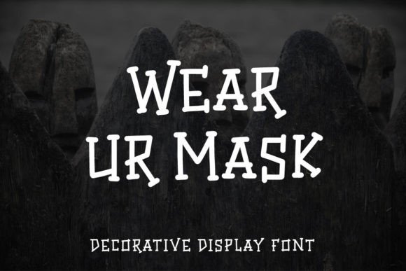 Wear Ur Mask Font: Designing Spooky Campaign Visuals