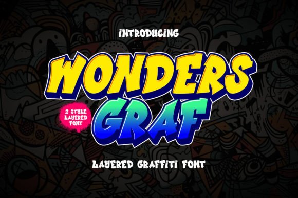 Wonders Graf Font: Layered Typography for Makers